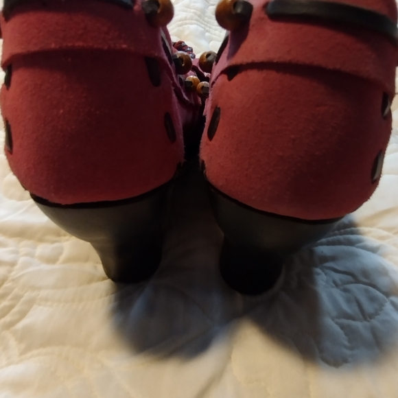 Sam Edelman Pink Wooden Wedges - Picture 4 of 6